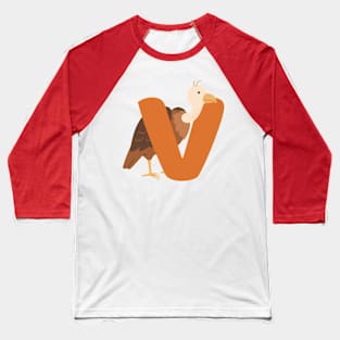 Animal alphabet V Baseball T-Shirt